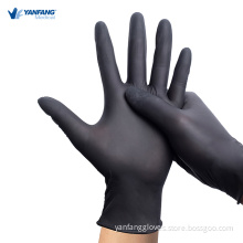 Black Green Powder Free Disposable Food Nitrile Gloves